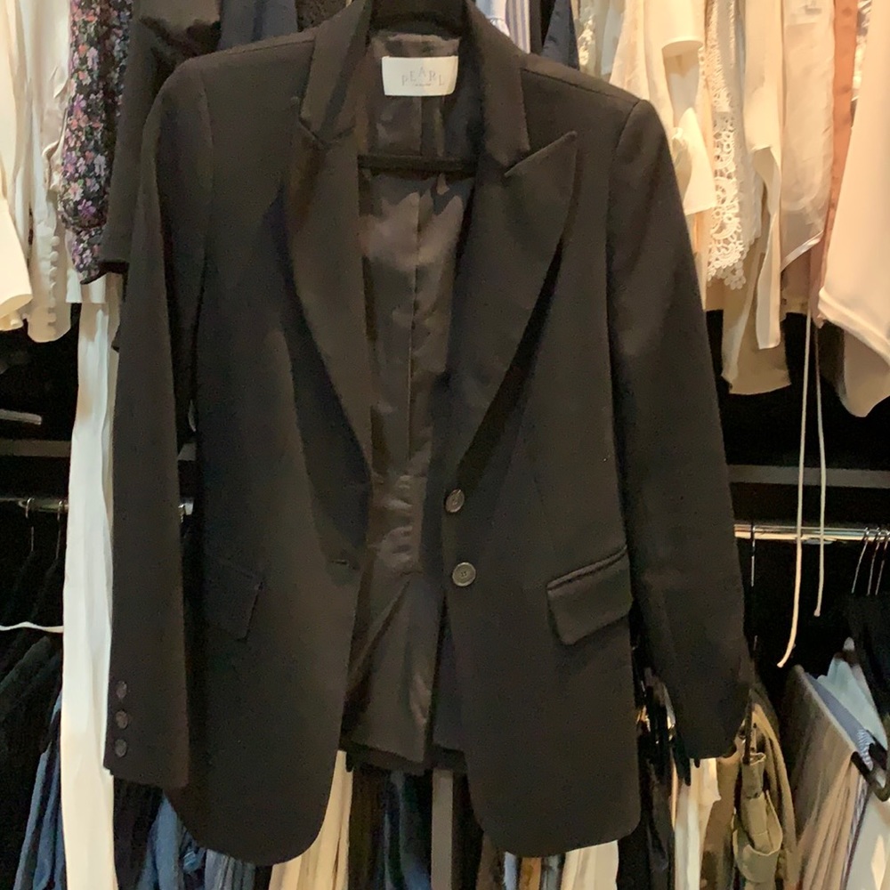 Pearl by Lela Rose black blazer size 2
